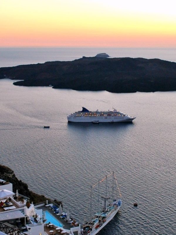 Santorini Celestyal Olympia cruise ship - Cruises in Greece - Greek cruises - Tours in Greece - Greek Travel Packages - Cruise Greek islands - Travel Agency in Greece