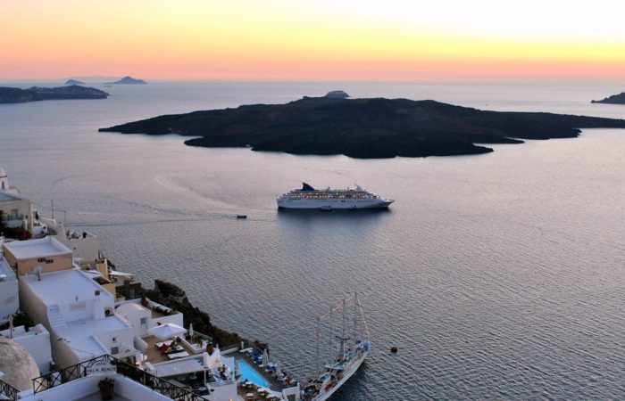 Santorini Celestyal Olympia cruise ship - Cruises in Greece - Greek cruises - Tours in Greece - Greek Travel Packages - Cruise Greek islands - Travel Agency in Greece