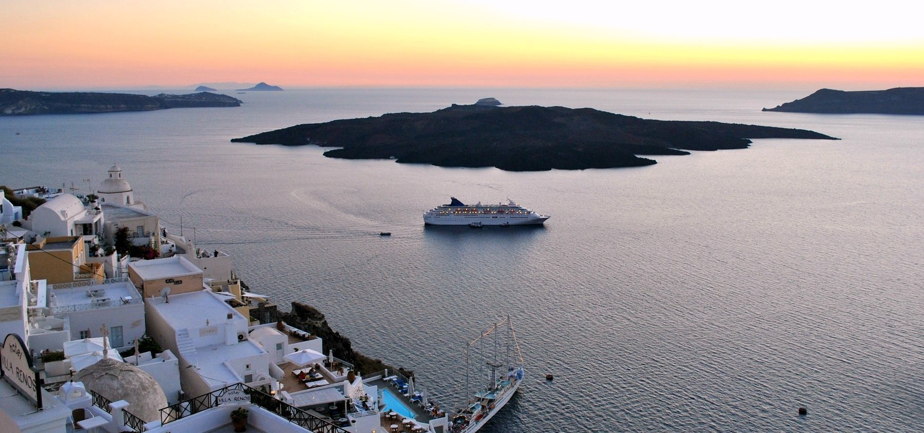 Santorini Celestyal Olympia cruise ship - Cruises in Greece - Greek cruises - Tours in Greece - Greek Travel Packages - Cruise Greek islands - Travel Agency in Greece