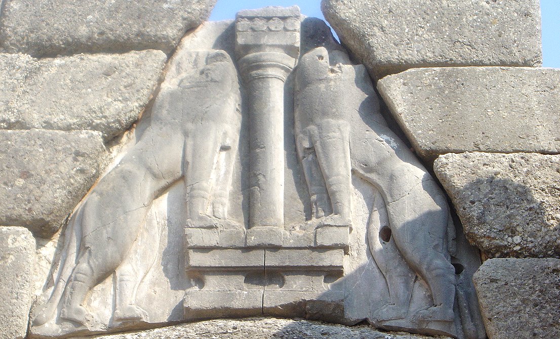 Lion's Gate close-up - Mycenae